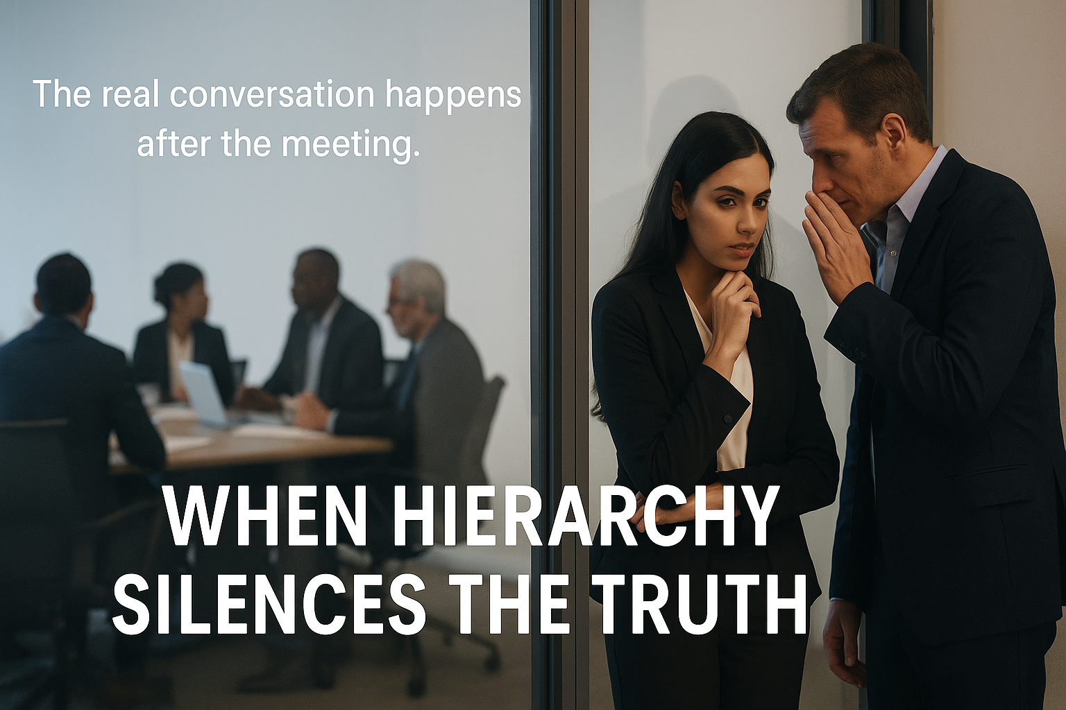 When hierarchy silences the truth